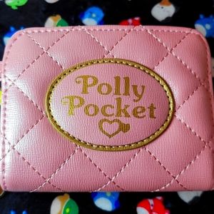 Polly Pocket pink quilted wallet